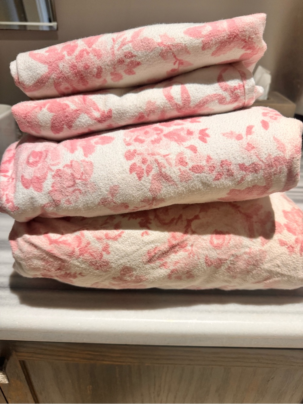LoveShackFancy Pink and Floral Sheet Set